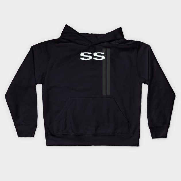 ss chevy classic logo Kids Hoodie by cowtown_cowboy